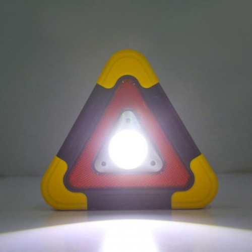 [핫딜] 더쎈 휴대용 다용도 LED 안전 삼각대 비상 표시판/건전지 미포함