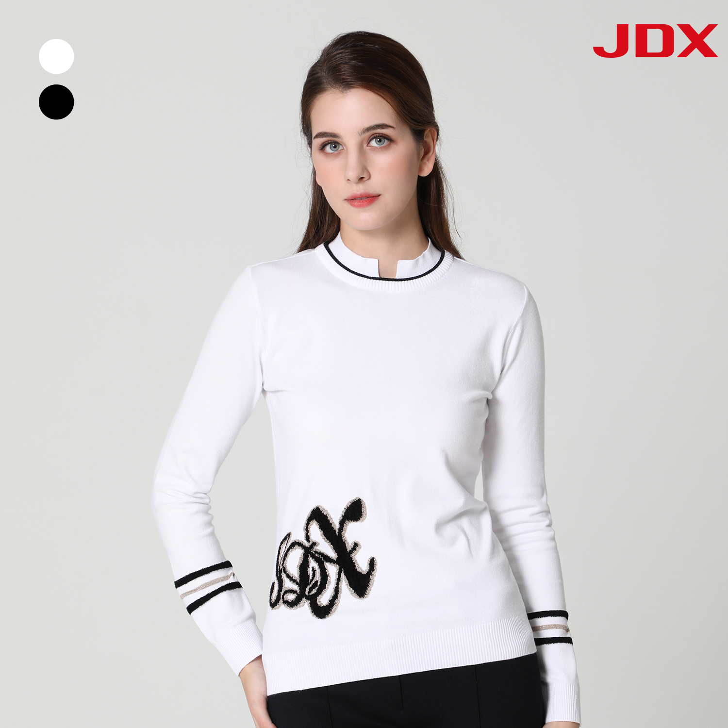 [핫딜] [JDX] 여성 넥라인 변형 하이넥 스웨터 2종 택1(X2RFSPW62)