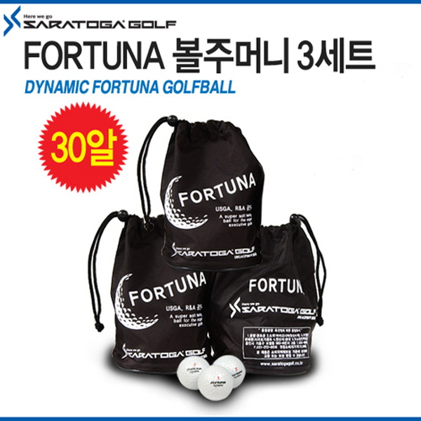 [핫딜] 10알 3세트 다이나믹 포르투나 FORTUNA 골프공