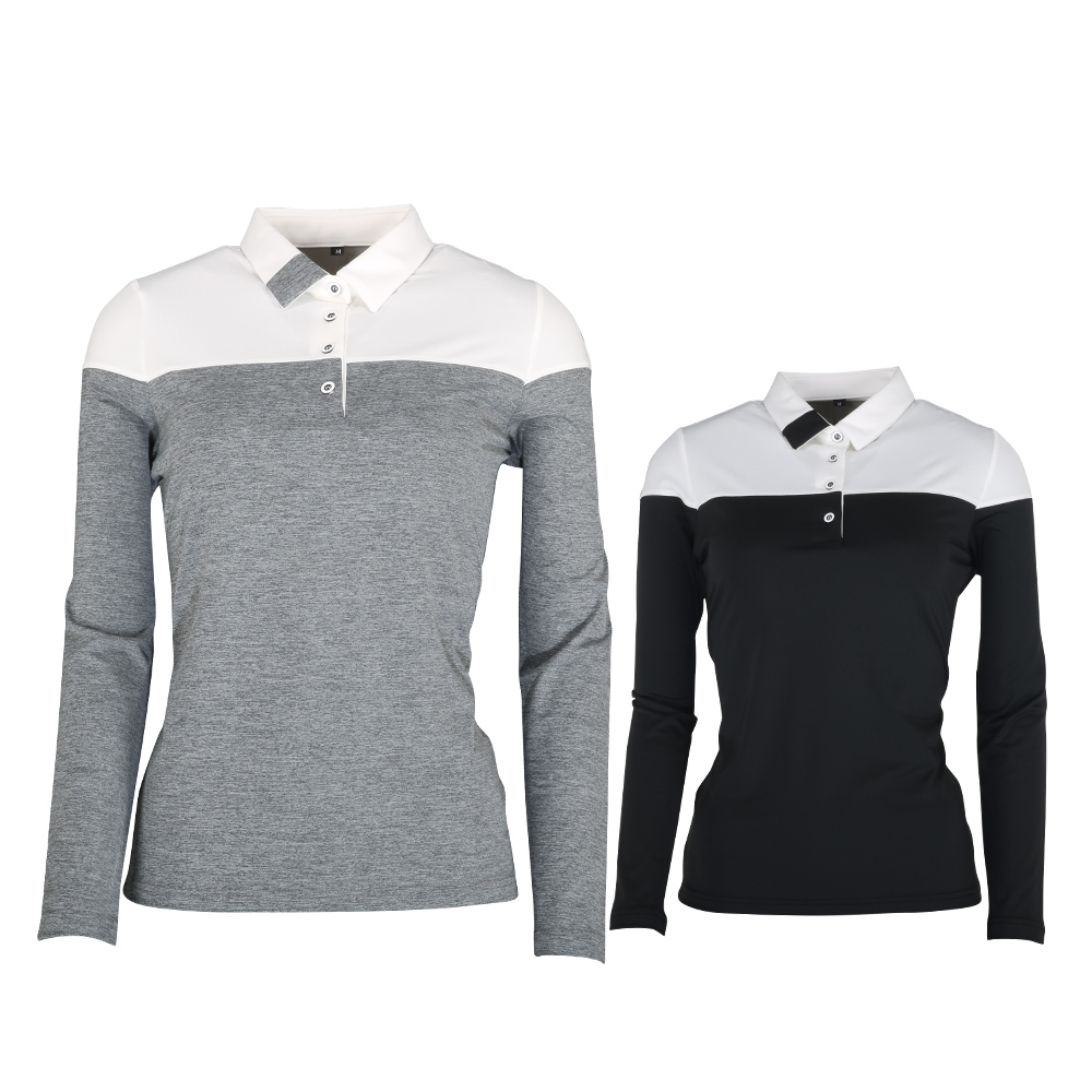 [핫딜] 페라어스 여성  투배색 스판 골프셔츠 ATBN5002S1