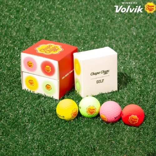 [핫딜] 볼빅 츄파춥스 골프공 선물 컬러볼 큐브박스 8구(선물용)