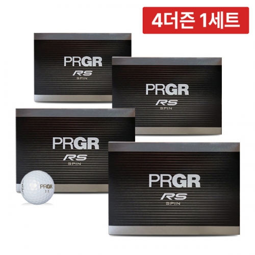 [핫딜] 4박스 총48구/PRGR RS 스핀 3피스 골프공