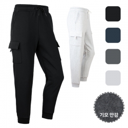 [핫딜] JHAN 부드러운기모 파워스판 카고 조거 허리밴딩 팬츠 J0342