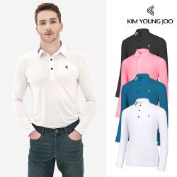 [핫딜] 김영주 남성 아웃핏 카라 긴팔 티셔츠