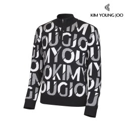 [핫딜] 김영주 남성 로고플 방풍 반집업 니트 티셔츠