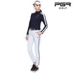 [핫딜] PGR 골프 GP-2081 여성 골프 화이트 바지 여자 팬츠 기능성