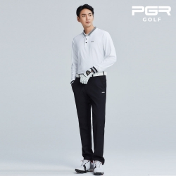 [핫딜] PGR 골프 GP-1077 남성 블랙 심플 골프바지 남자 골프웨어