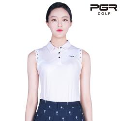 [핫딜] PGR 골프 GT-4297 여성골프 가슴포인트 민소매 티셔츠 골프복