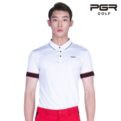 [핫딜] PGR 골프 GT-3288 남성 골프 소매포인트 반팔 카라 티셔츠 골프복