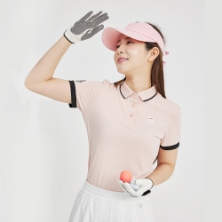 [핫딜] PGR 골프 여성 소매배색 반팔티셔츠 GT-4321 골프복 여자 골프웨어