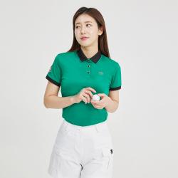 [핫딜] PGR 골프 여성 소매배색 반팔티셔츠 GT-4319 골프복 여자 골프웨어