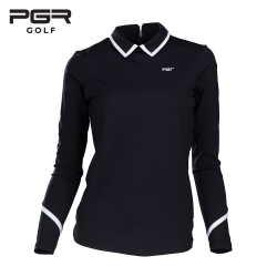[핫딜] PGR 골프 여성 긴팔 카라 티셔츠 GT-4216 여자 골프티