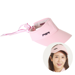 [핫딜] PGR 골프 여성 리본 핑크 썬캡 골프모자 PSC-890