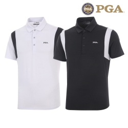 [패션특가] PGA 남성 암홀 포인트 반팔 PK 티셔츠 PGMTS42303