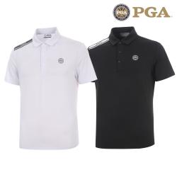[핫딜] PGA 남성 숄더라인 로고포인트 반팔 PK 티셔츠 PGMTS42304