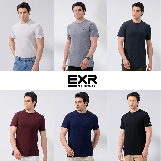 [패션특가] EXR 남성 데일리 코튼혼방 반팔 라운드 티셔츠