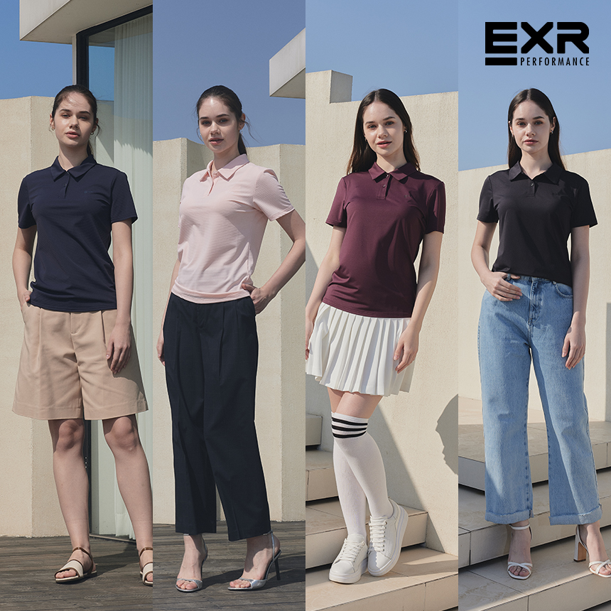 [패션특가] [4종SET] EXR 여성 시어서커 반팔 PK티셔츠